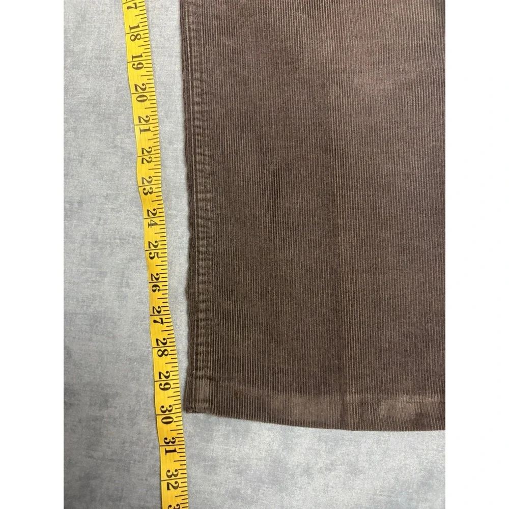 Vintage 80s Levis 517 Corduroy Pants Mens 34x32 Brown White Tab USA Bootcut